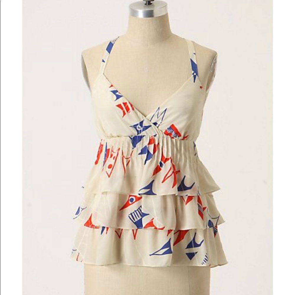 Anthropologie We ❤️ Vera Banderole Top